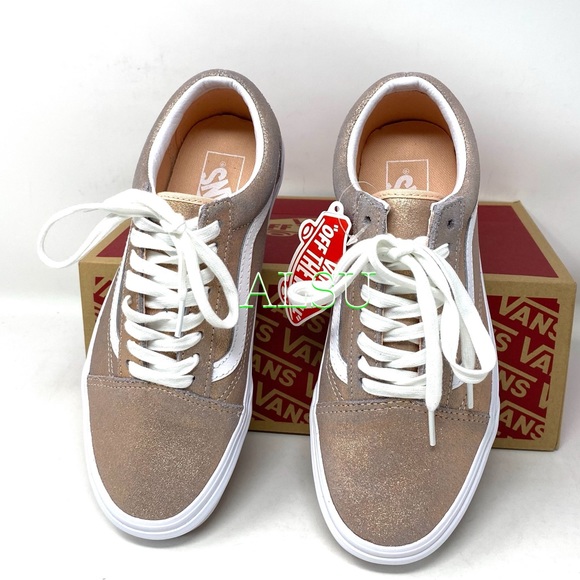VANS Old Skool Canvas Rose Gold Men’s Sneakers - Picture 4 of 8